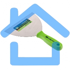 Шпательная лопатка из нержавеющей стали, 150 мм, пластмассовая ручка Сибртех 85550