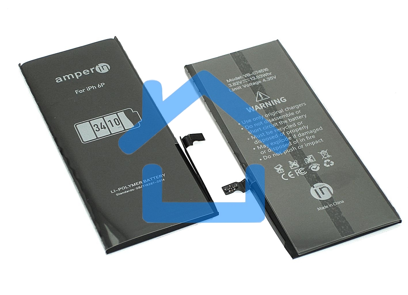 Аккумуляторная батарея Amperin для Apple iPhone 6 Plus 3,82V 3410mAh