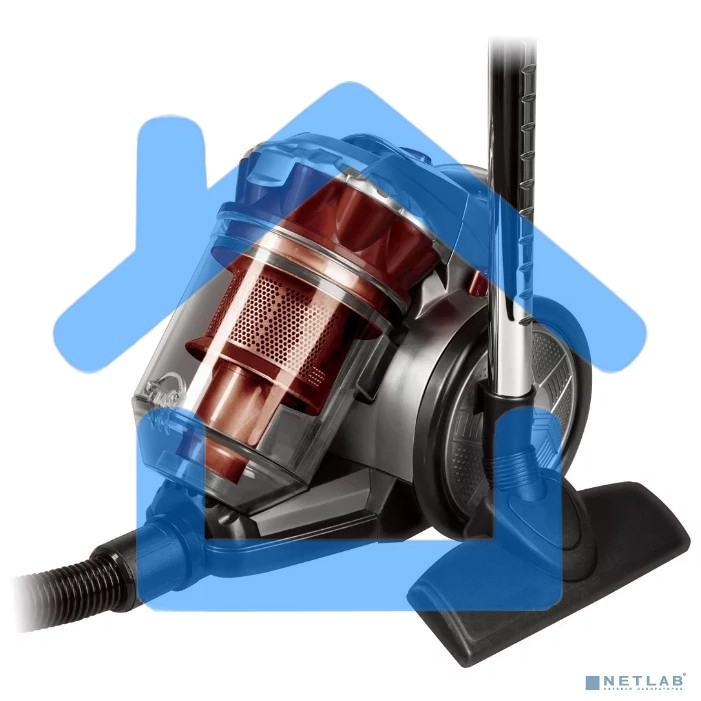 Пылесос SUPRA VCS-2024 серый, 230/2000 Вт, уборка сухая, пылесборник контейнер 2 л