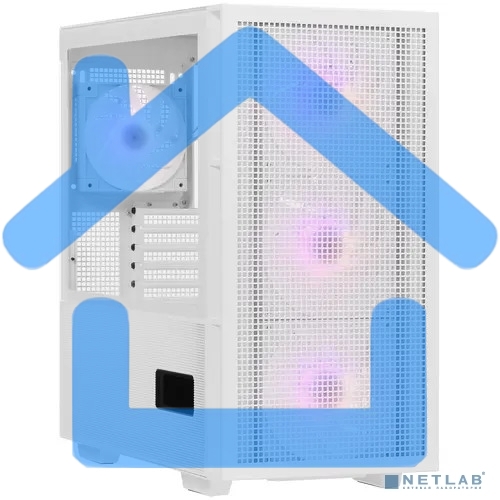 Компьютерный корпус Deepcool CH560 WH без БП, боковое окно (закаленное стекло)