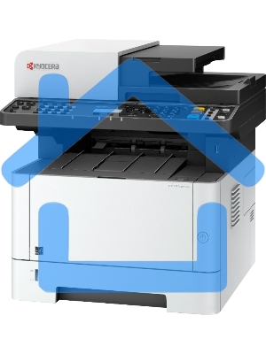МФУ лазерное Kyocera Ecosys M2040DN (1102S33NL0), A4, ч/б, печ. до 40 стр/мин., скан. до 40 стр/мин. (ч/б) 23 стр/мин. (цвет), 1200 x 1200 dpi (печать) 600x600 dpi (скан.), USB, RJ-45