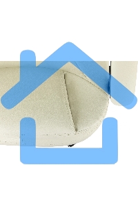 Кресло руководителя Бюрократ CH-868N-BF слоновая кость, эко.кожа, крестов. пластик, подст. для ног