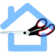 Ножницы Matrix хозяйственные 250 мм двухкомпонентные рукоятки