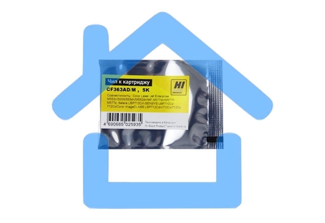 Чип Hi-Black к картриджу HP CLJ Enterprise M552/Canon 040 (CF363A) OEM SIZE, M, 5K