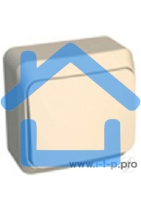 Выключатель 1-кл. ОП Этюд 10А IP20 крем. SchE BA10-001K