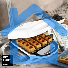 Вафельница Kitfort КТ-1641 460Вт белый