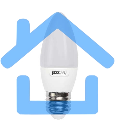 Лампа светодиодная PLED-SP C37 7Вт свеча 3000К тепл. бел. E27 530лм 230В JazzWay 1027825-2