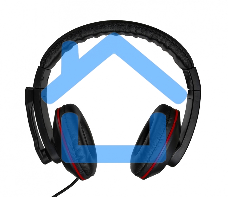 Гарнитура Oklick HS-L390G DRAGON black/red 1.8m (JD-728S)