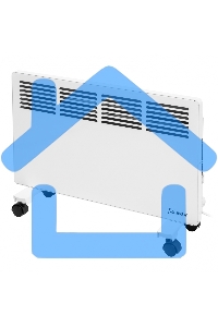 Конвектор MTX КМ-2000.2 белый, 2000 Вт, 25 м2, термостат