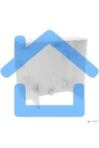 Угол плоский для кабель-канала 90х50 с разд. ДКС 09503