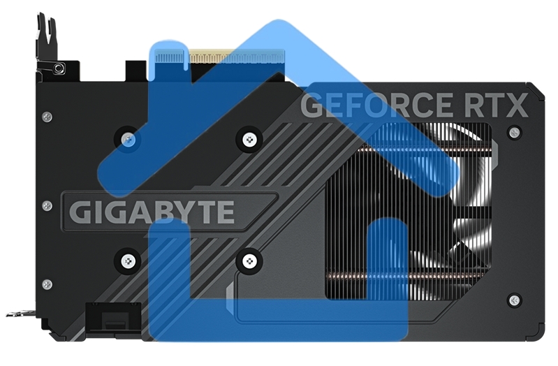 Видеокарта Gigabyte RTX 5060 GV-N5060WF2OC-8GD 1.0 NV RTX 5060 8Gb 128bit GDDR7 2512/28000/HDMIx1/DP PCI-E 5.0