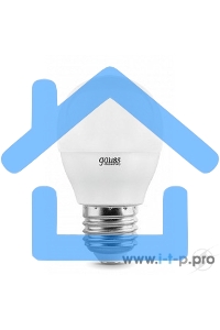 Лампа светодиодная LED Gauss Elementary Шар 8W E27 520lm 3000K 1/10/100 0