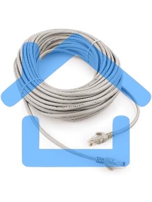 Патч-корд UTP Cablexpert кат.5e, 20м, литой, многожильный (серый)