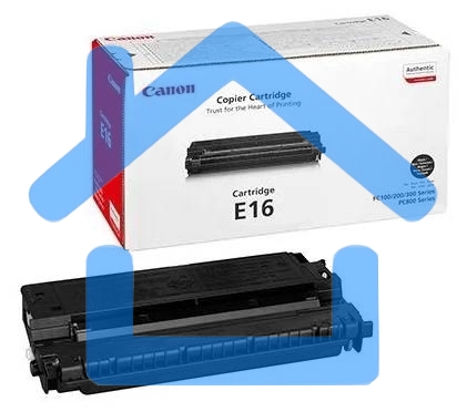 Картридж лазерный Canon Е-16 (1492A003) черный для FC-200/210/220/226/230/310/330/336/530 2000 стр.