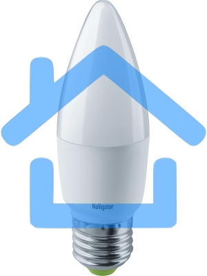 Лампа светодиодная Navigator NLL-C37-8.5-230-4К-E27-FR