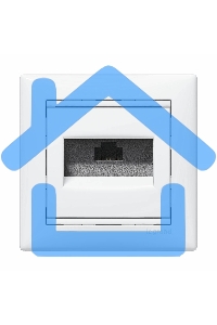 Рамка 1-м Valena белый  Leg 774451