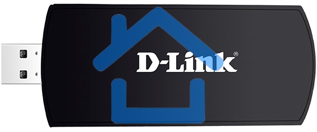 Адаптер D-Link DWA-192/RU/B1A Wireless AC1750 Dual-band USB Adapter, 802.11a/b/g/n / 802.11ac, 2.4 GHz / 5 GHz