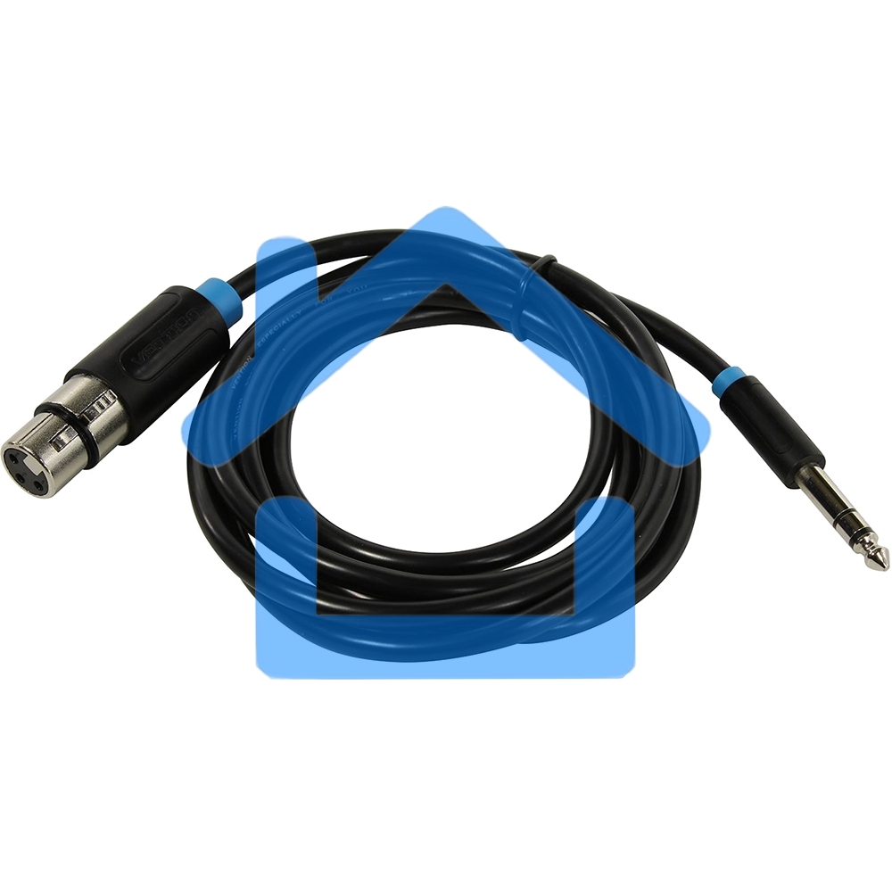 Кабель Vention аудио Jack 6.5 M/XLR F - 2м