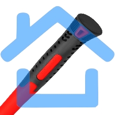 Киянка резиновая Matrix, 225 г, черная резина, фибергласовая рукоятка