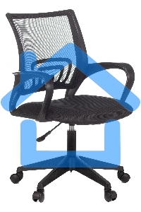 Кресло компьютерное Бюрократ CH-695NLT/BLACK спинка сетка черный TW-01, сиденье черный TW-11