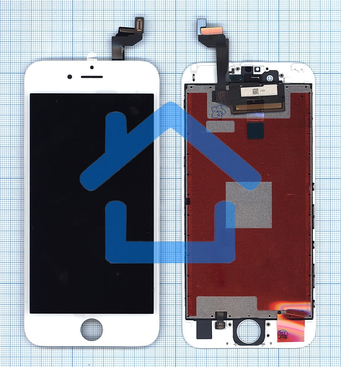 Дисплей для iPhone 6S в сборе с тачскрином (Hancai) белый