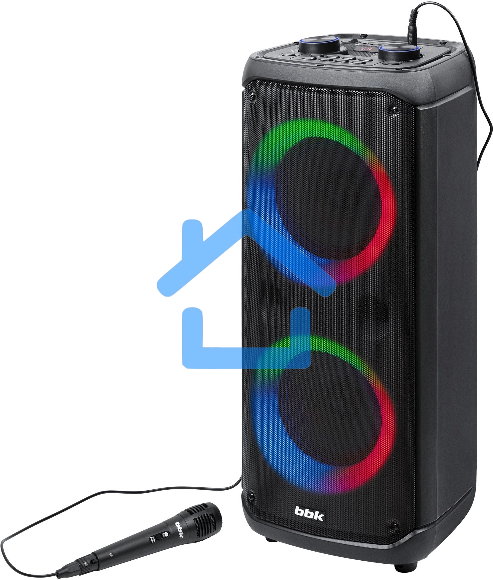 Минисистема BBK BTA6030 черный 50Вт FM USB BT