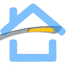 Очки защитные Denzel открытые, поликарбонатные, дымчатая линза