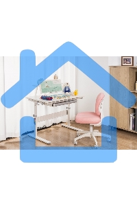 Кресло детское Cactus CS-CHR-3594PK розовый крестов. пластик белый