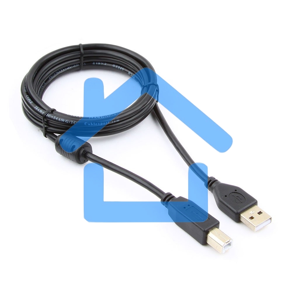 Кабель Gembird CCF-USB2-AMBM-6 USB 2.0 кабель PRO для соед. 1.8м AM/BM позол.конт., фер.кол., пакет