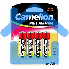 Элемент питания алкалиновый Camelion LR LR6 BL-4 (блист.4шт) 1.5 В