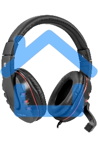 Наушники Defender Warhead G-160 черный, кабель 2,5 м