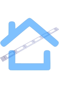 Вертикальный кабельный органайзер для стойки внешний с окнами, ширина 95мм 42U (ВКО-СТК-42)