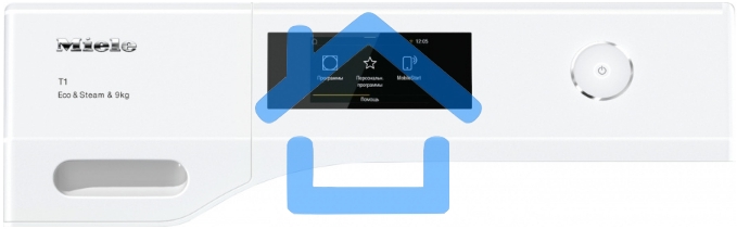 Сушильная машина Miele TCR790WP белый, 9 кг, сушка - тепловой насос, программ - 21, 59.6 x 85 x 63.6 см