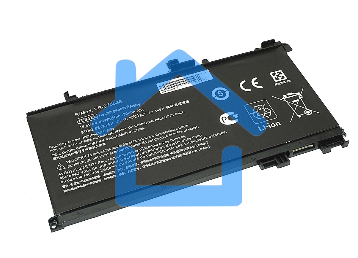 Аккумуляторная батарея для ноутбука HP TPN-Q173 15,4V 3000mAh OEM черный