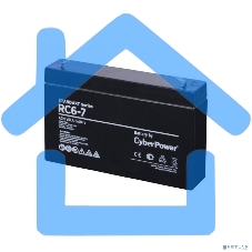 Аккумуляторная батарея SS CyberPower RC 6-7 / 6 В 7 А·ч Battery CyberPower Standart series RC 6-7 / 6V 7 Ah