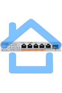 Коммутатор Zyxel XMG-105HP-EU0101F (L2) 5x2.5Gbит/с 1SFP+ 4PoE++ 70W неуправляемый