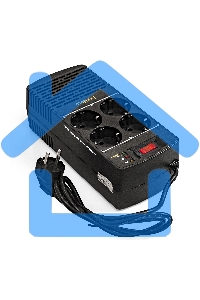 Стабилизатор ExeGate Power AD5000-1000 (1000VA/500W, диапазон 150...280В, 4 евророзетки)