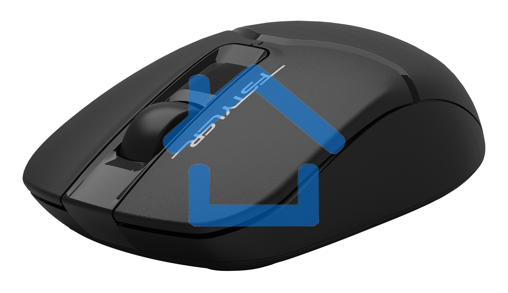 Мышь беспроводная A4Tech Fstyler FG12S черный, 1200 dpi, радиоканал, USB, кнопки - 3