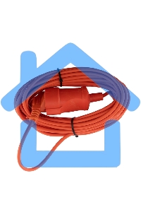 Удлинитель-шнур PROconnect ПВС 2х0.75, 10 м, б/з, 6 А, 1300 Вт, IP20, оранжевый (Сделано в России)