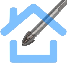 Сверло по стеклу и керамике 10 мм 4 грани шестигранный хвостовик Kranz