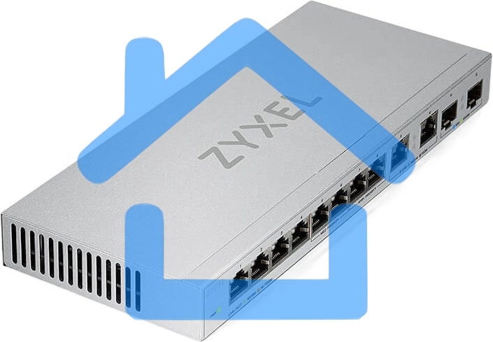 Коммутатор Zyxel XGS1010-12-ZZ0102F 8x1Гбит/с 2x2.5Гбит/с 2SFP+ неуправляемый