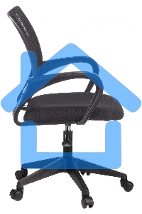 Кресло компьютерное Бюрократ CH-695NLT/BLACK спинка сетка черный TW-01, сиденье черный TW-11