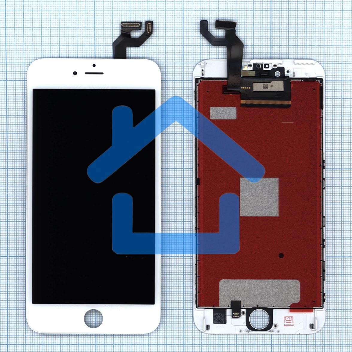 Дисплей для Apple iPhone 6S Plus в сборе с тачскрином (AAA) белый