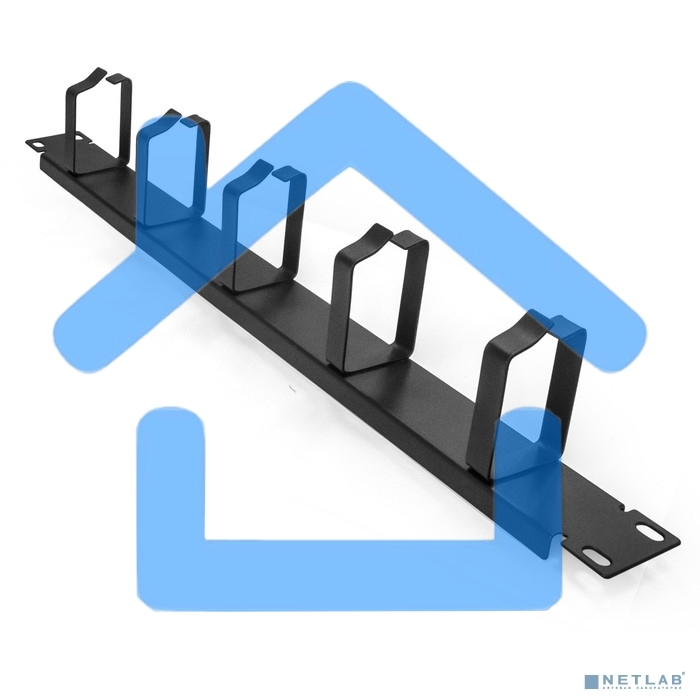 Кабельный органайзер ExeGate CM19-1U-5MR (горизонтальный 19