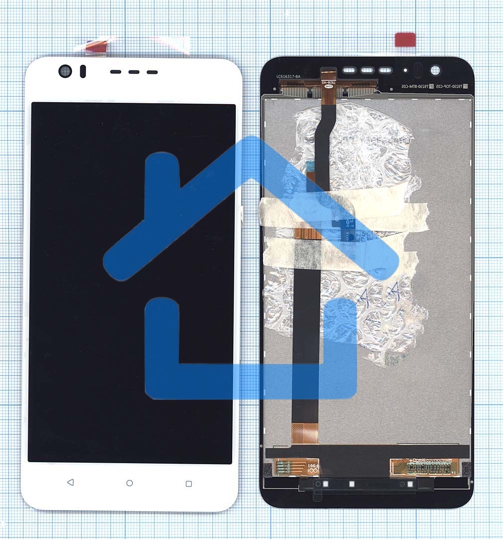 Дисплей для HTC Desire 10 Lifestyle белый
