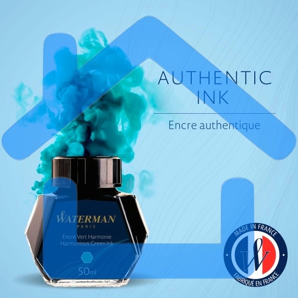 Флакон с чернилами Waterman (CWS0110770) Harmonious Green чернила, 50мл для ручек перьевых