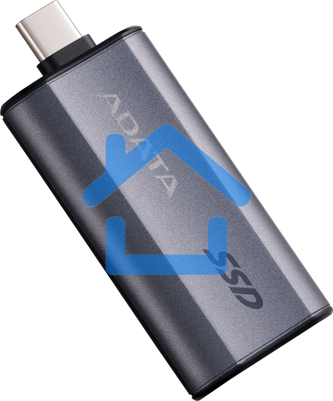 Твердотельный диск A-DATA External SC750 серый SC750-2000G-CCBK 2Tb USB 3.2 Gen 2 Type-C, R/W -1050/1000 MB/s
