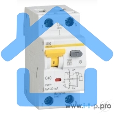 Выключатель автоматический дифференциального тока Iek MAD22-5-050-C-100 АВДТ 32 C50 100мА