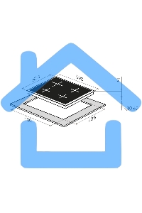 Газовая варочная панель Maunfeld EGHE.64.43CB/G