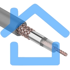 Кабель коаксиальный Rexant RG-58 A/U, 50 Ом, Cu/Al/Cu, 64%, бухта 100 м, серый